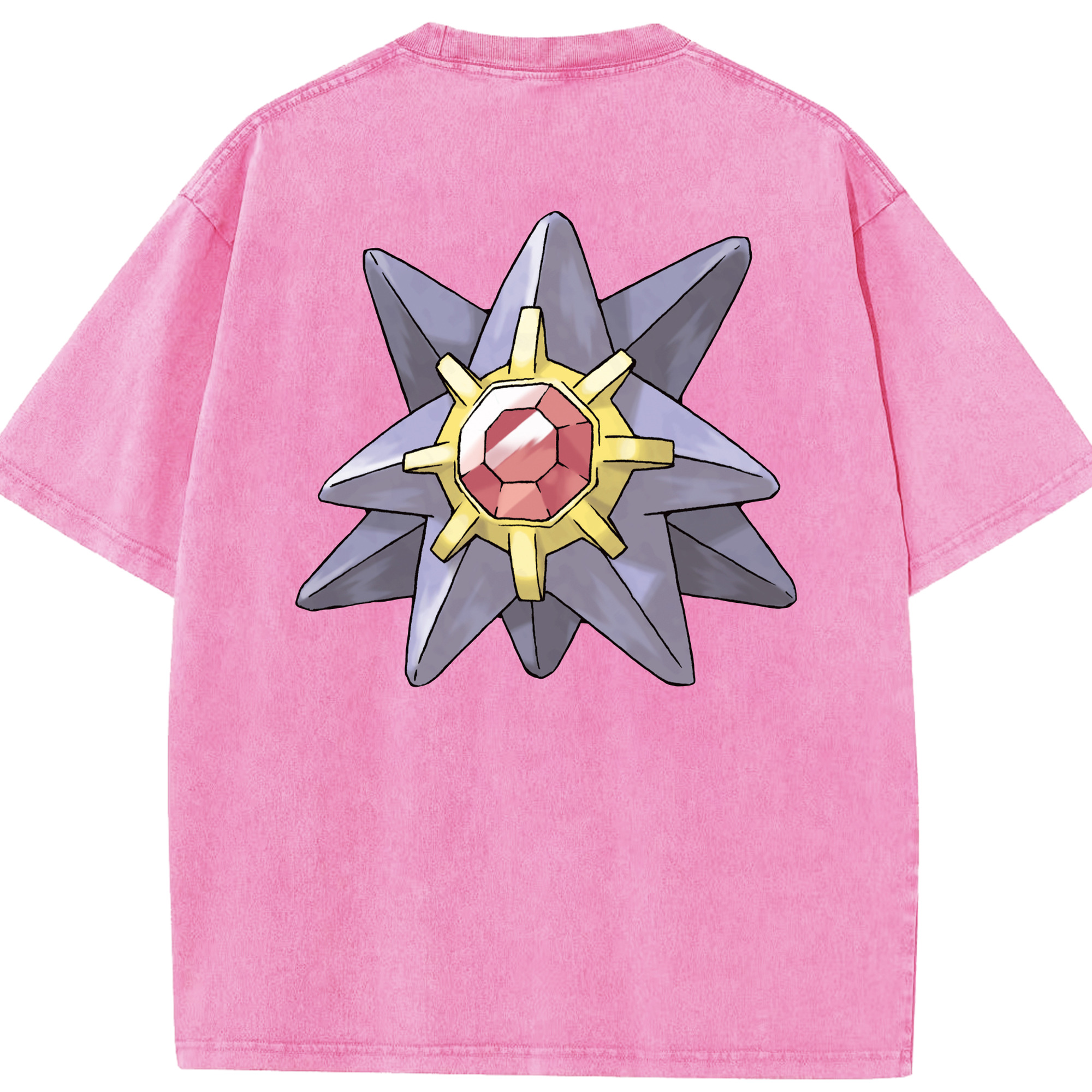 （画像用） ポケットモンスター Pokémon 綿100% ヴィンテージ風 半袖Tシャツ（背面プリント）